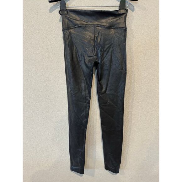 Spanx Women’s Faux Leather Leggings‎ – Small | Sleek & Sculpting Fit - Picture 1 of 5